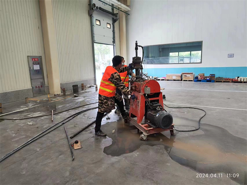 利津厂房地面下沉塌陷注浆加固施工